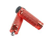 Motorcycle Floorboards Pedal Of The Seat Motorcycle Rearset Footrests Pegs Foot Rests Motorbike Footpegs Thread Set Pedals(Red)