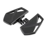 Motorcycle Floorboards Phantom Front Foot Pegs Footrest for Harley Softail 2018-2023 Fat Boy Street Bob Low Rider Sport Glide Slim Fatbob Breakout 114 (Black)