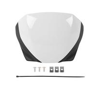 Motorcycle Flyscreen For Triumph For Trident 660 2021-2023 Motorcycle Windscreen Fly Screen Headlight Windsield Wind Air Flow Deflector Visor Wind Deflector(White)