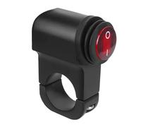 Motorcycle fog light switch 21mm Motorcycle Alloy Headlight Button On/Off Switch Fog Spot Light Waterproof 12V Light Switch Motorbike Handlebar Switch Parts