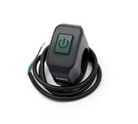 Motorcycle fog light switch 22mm 1/2pcs Motorcycle Handlebar Switch ON OFF Headlight Horn Control Modification Switch Waterproof Button Motorbike Accessories12V(Green,1pcs)