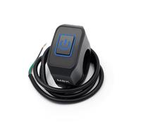 Motorcycle fog light switch 22mm 1/2pcs Motorcycle Handlebar Switch ON OFF Headlight Horn Control Modification Switch Waterproof Button Motorbike Accessories12V(Blue,1pcs)