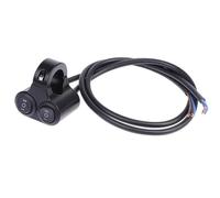 Motorcycle fog light switch 22mm 7/8" 1PC Aluminum Alloy 12V Motorcycle Handlebar Control Switch Dual Button Control Headlight Flasher Speaker Switch 2 Choice(A2)