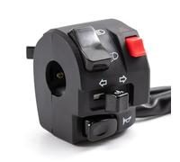 Motorcycle fog light switch 22mm 7/8" Motorcycle Switches Motorbike Horn Button Turn Signal Electric Fog Lamp Light Start Handlebar Controller Switch Motorbike Accessories(Left Switch)