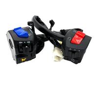 Motorcycle fog light switch 22mm Motorcycle Switches Motorbike Horn Button Turn Signal Electric Fog Lamp Light Start Handlebar Waterproof Controller Switch Motorbike Parts(1 pair)