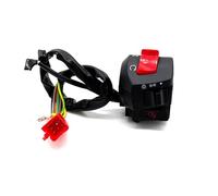 Motorcycle fog light switch 22mm Universal Motorcycle Handle Bar Switches With Choke Horn Turn Signal Headlight Electric Start Handlebar Controller Button