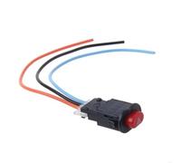 Motorcycle fog light switch 3.8x2.4x1.5cm/1.49x0.94x0.59" Length 100mm Motorcycle Hazard Light Button Double Warning Lamp Motorbike Parts Accessories Switch Button