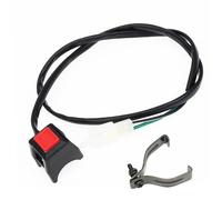 Motorcycle fog light switch Compatible With Motorcycle Horn Button Engine Starter Kill Switch Commonly Open Electrical Converter Motocross ATV Universal(Square Red)
