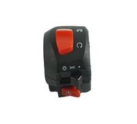 Motorcycle fog light switch Compatible With Suzuki For EN125 For HJ150 22mm 1 Pair Motorcycle Handlebar Control Switch Horn Turn Signal Headlight Start Switch Push Button
