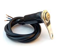 Motorcycle fog light switch Diameter 7mm Motorbike Horn Fog Light Lamps Button Switch Motorcycle Push Switch ON OFF Handlebar Mount Aluminum Alloy Waterproof 12V