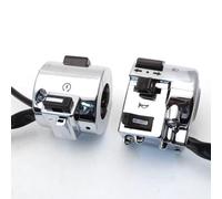 Motorcycle fog light switch For GY6 Moped For Scooter 50cc For 125cc 150cc 25mm 1 Pair Motorcycle Right And Left Side Chrome Plated Control Switch Motorbike Accessories