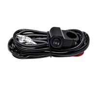Motorcycle Fog Light Wiring Harness LED Lamp Headlamp Relays Wire Spotlight Cable With 3 Plugs Support Up To 180W