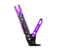 Motorcycle Foot Bracket Kick Side Stand Resistant Parking Scooter Kickstand For Ducati For Multistrada 950 1100 1260 1200 S Sport Motorcycle Foot Brace(Purple)