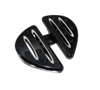 Motorcycle Foot Footboard Motorcycle Driver Front Floorboard Passenger Rear Footpeg Black Footrest Pedal For Touring Softail FL Dyna FLD Sportster