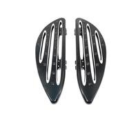 Motorcycle Foot Footboard Motorcycle Driver Front Floorboard Passenger Rear Footpeg Black Footrest Pedal For Touring Softail FL Dyna FLD Sportster