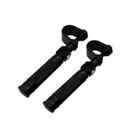 Motorcycle Foot Footboard Universal 25mm-32mm Motorcycle Crash Bar O-Ring Clamps Mount Footrests Highway Footpegs For Touring Softail Sportster XL