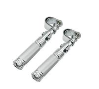 Motorcycle Foot Footboard Universal 25mm-32mm Motorcycle Crash Bar O-Ring Clamps Mount Footrests Highway Footpegs For Touring Softail Sportster XL