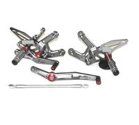 Motorcycle Foot Pedals For Ya&ma&ha For R6 2006 2007 2008 2009 2010 2011 2012 2013 2014 2015 2016 Motorcycle CNC Adjustable Rear Set Foot Rest(Gray-01)