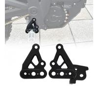 Motorcycle Foot Peg Brackets Aluminium for Talaria Sting MX3 MX4 Black