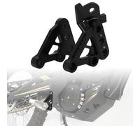 Motorcycle Foot Peg Brackets,Right/Left Foot Peg Bracket Aluminum Foot Rest Brackets for Talaria Sting MX3/MX4 Black