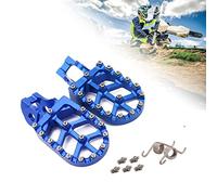 Motorcycle Foot Peg Foot Rest Footrest Pedals Aluminum for 85 125 150 250 300 350 450 500 SX XC-W SX-F XC-F EXC-F SX-F FACTORY EDTION XC-F TC FC FE TE FS TX FX Blue