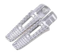Motorcycle Foot Peg,for Suzuki GSXR 600 750 1000 2006 2007-2013 2014,Motorcycle Accessories Front Left Right Footrest Foot Pegs Pedal,Silver