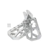 Motorcycle Foot Peg Kit Fit For Surron Light Bee X Accessories Fit For Segway X160 X260 Modified Pedals Foot Pedal Motorbike Foot Rests(Silver-Silver)