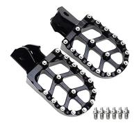 Motorcycle Foot Peg Kit Motorcycle Foot Pegs Rests Pedals Footpegs Bracket Fit For Sur Ron Light Bee X/S Fit For Segway X160/X260 Motorbike Foot Rests(Black Foot pedal)