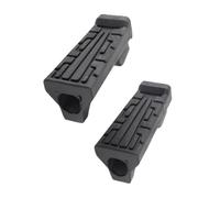 Motorcycle Foot Pegs, 1 Pair Rubber Front Pedal Footrest, Fit for YBR 125
