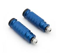 Motorcycle Foot pegs 8mm CNC Foot Pegs Motorcycles Footrest Footpeg Pedal Universal For MSX125 For CBR600 F4I F2 F3 F4 For CBR 500R 400R For CB500F 400 Motorcycle Footpegs(Blue)