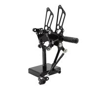 Motorcycle Foot Pegs Adjustable Aluminum Motorcycle Rearset Footrest Footpeg Rear Set Foot Peg For MV For Agusta F4 For F4 1000 1998-2009 Pedals(1)