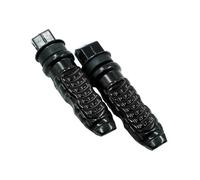 Motorcycle Foot Pegs Aluminium Footrest Rear Pedals For M8 Screw Motor Bike Scooter ATV Quad Foot Pedal(BLACK)