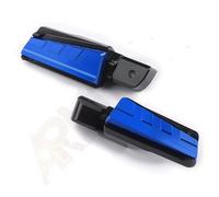 Motorcycle Foot pegs CNC Aluminum Rear Footrest Foot Pegs Foot Rest Pedals For KAWASAKI For Z650RS For Z 650RS For Z650 RS 2022 2023 Motorcycle Footpegs(Blue)