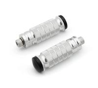 Motorcycle Foot Pegs Dirt Bike Foot Pegs FOR YZF R1 R3 R6 R125 FZ1 FZ8 MT-07 MT09 Motorcycle Footrest Footpeg Rearset Foot Peg Pedal Accessories Modified Part(Silver)