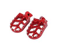 Motorcycle foot pegs Foot Pegs Rests Pedals For Husqvarna WR125 WR250 WR300 TC250 TC450 TC570 TE250 TE310 TE450 TE510 CR125 SM400R TC449 Motorcycle(Red)