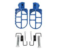 Motorcycle Foot Pegs Foot Rests Footpegs | For Suzuki DL650 For V-Strom 2004-2012 LIANGYIM(Blue)