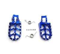 Motorcycle Foot pegs Footrest Footpegs Pedal CNC Foot Pegs Rests For SX125 For SX250 For SXF450 For EXC250 For EXC500 For XCF350 For XCF450 For XC125 For XC300 Motorcycle Footpegs(Blue)