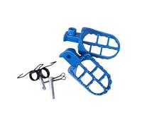 Motorcycle Foot Pegs Footrest Pedals Foot Assist D343 Compatible With Pit Bikes Motocross Modified Accessories LINGQI RACING Repose-pieds(Bleu)