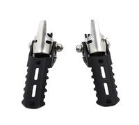 Motorcycle Foot Pegs For B&MW R1250GS R1200 GS Adv Adventure LC HP GSA 2013-2022 Motorcycle Highway Front Foot Pegs Folding Footrests Clamps 22-25mm (Color : Black)