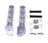 Motorcycle Foot Pegs For CB650F For Dax For Monkey Motorcycle CNC Aluminum Rear Pedal Pegs Foot FootRest Footpegs Pedals Footpegs(SILVER)