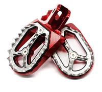 Motorcycle Foot Pegs For CRF230F 2003-2017 Gear Shift Brake Clutch Lever Chain Guide Guard Gas Cap FootPeg Pedal(Footpeg Red)