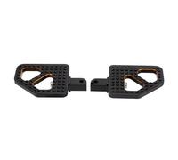 Motorcycle Foot Pegs For Indian For Scout For Bobber For Sixty For Rogue 2015-2024 Adjustable Rear Footrest Passenger Footboard Wide Foot Pegs(Black Orange)