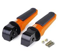 Motorcycle Foot Pegs For KAWASAKI ER-6F ER-6N For NINJA For VERSYS For Z650 For Z900 Front Rear Foot Pegs Rider Passenger Pedal FootPegs(F(Rear))