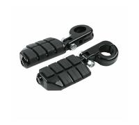 Motorcycle Foot Pegs For KAWASAKI For Suzuki Motorcycle Universal 1.25" 32mm Highway Crash Bar Pegs Pedals(Set Black)