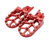 Motorcycle Foot Pegs For Kawasaki KX250 KX450 2019-2021 KX250F KX450F KXF 250 450 2006-2021 KX250X KX450X Motorcycle Foot Pegs(For Red)