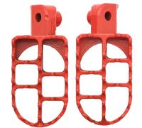 Motorcycle Foot Pegs For PW50 For PW80 For TW200 Motocross Foot Pegs Footrests(Red)