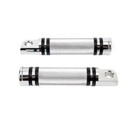 Motorcycle Foot Pegs For Softail Slim Fat Boy For Street Bob Sport Glide FXDR 2018 2019 2020 Foot Pegs Motorcycle Front Rear Footrest Pedal Cnc Aluminum(Silver)