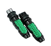 Motorcycle Foot Pegs For Universal Motorcycle Aluminum Rear Passenger Foot Pegs Pedals Footrest Scooter Foot-Peg Motorbike Pedal Pedals Footpegs(GREEN)