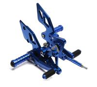 Motorcycle Foot Pegs For Y&amaha YZF R3 R25 MT-03 2014-2020 Motorcycle CNC Aluminum Adjustable Rear Sets Rearset Footrest Foot Rests Pegs Pedals Footpegs(BLUE)