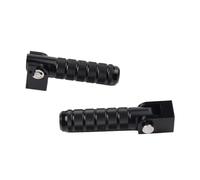 Motorcycle Foot Pegs M12" 2/5IN Thread CNC Universal Pedals Folded Footrest Footpeg For Motorcycles Bicycles Electric Vehicles Mopeds Karts Motorcycle pegs(Black)